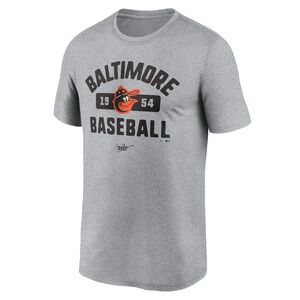 NWT Nike Men's Baltimore Orioles Heather Gray Baltimore Orioles Legend T-Shirt